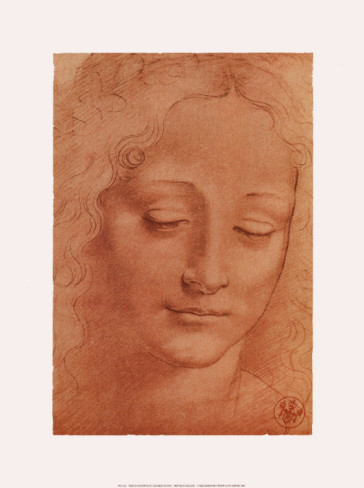 Testa Di Giovinetta - Leonardo Da Vinci Painting